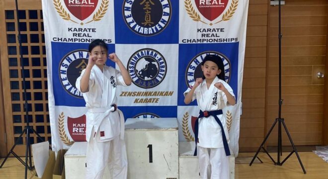 初心中学2.3年生女子 奥村 未艶凛＝初戦敗退 選抜小学5年男子37kg未満 奥村 優羅凰＝初戦敗退