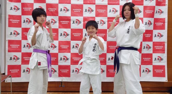 R7.3/30 ニューヒーローカップ チャレンジクラス 小学2年男子無差別 寺嶌 理生＝準優勝? 中級クラス 小学5年男子37kg未満 黒木 天＝初戦敗退 Bクラス 一般女子無差別 岡田 麻衣＝決勝戦敗退